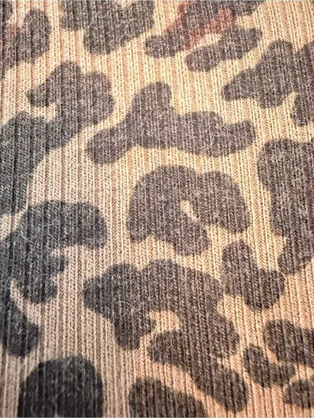Brown Leopard Print Snap-Up Shirt